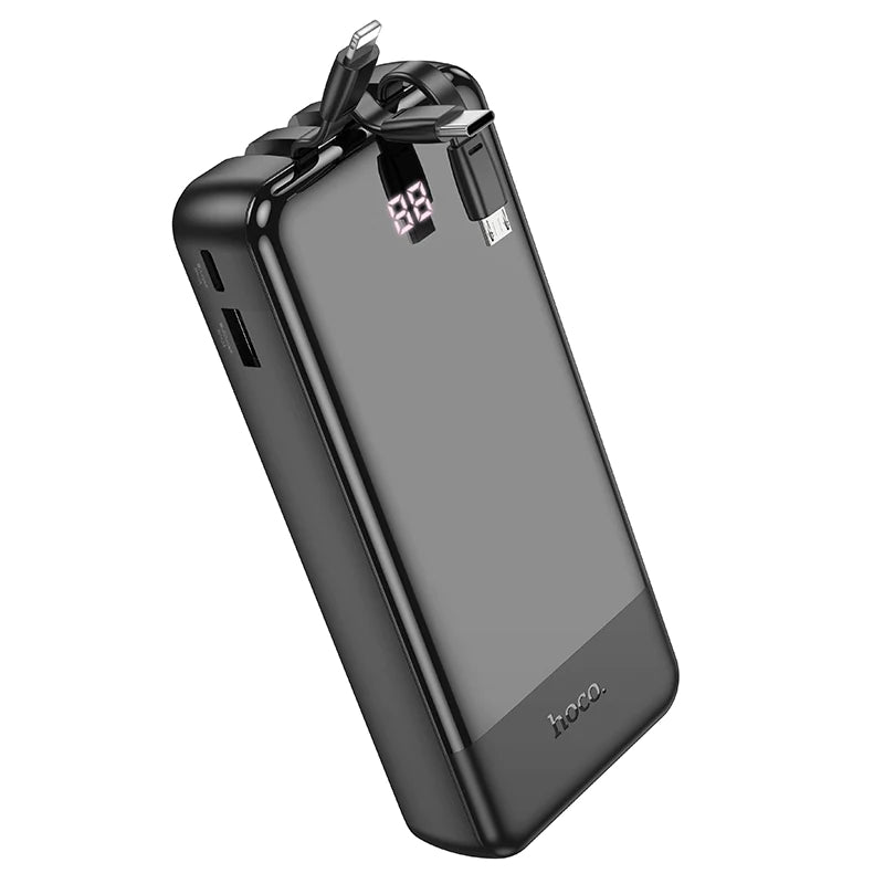 (20 000 mAh) Chargeur de batterie micro USB USB-C Banque d'alimentation portable avec câbles micro USB, USB-C et Lightning (20 000 mAh) Chargeur de batterie micro USB USB-C Banque d'alimentation portable avec câbles micro USB, USB-C et Lightning